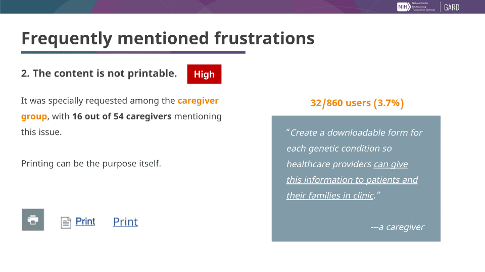 Back up findings with qual. & quant. data